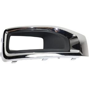For GMC Yukon/Yukon XL 2015-2020 Fog Light Trim Driver Side | Front | Primed | Chrome Bezel | Replacement For GM1038187 | 22936426