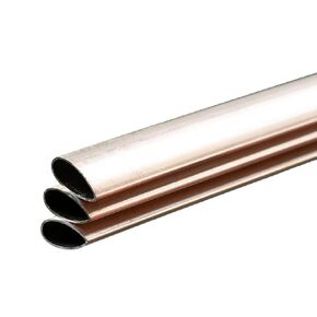 K & S 1104 Aluminum Streamline, 5/8" OD x 0.016" Wall x 36" Long, 3 Pieces, Made in The USA
