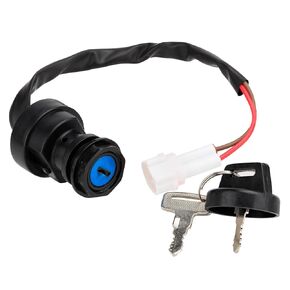 YFM350 Ignition Key Switch for Yamaha Big Bear 350 2x4 4X4 1996-1999 YFM 350 Moto 4 1995 YFM350 Warrior 350 1996-2001 YFM350 Wolverine 350 1995-2001 YFZ350 Banshee 350 1995-2001