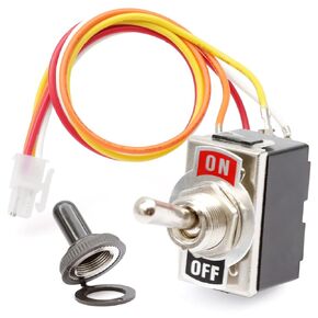633114 73125G01 for Golf Cart Run/Tow Switch with Connecting Wires Replacement for EZGO Electric 1994 and Newer TXT, DCS and PDS