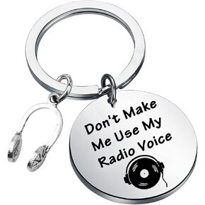 FAADBUK Funny Radio DJ Gift Radio Host Gift Don't Make Me Use My Radio Voice Gift for Radio Operators