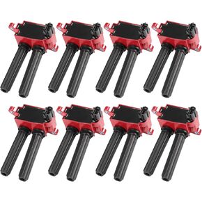 UF504 Ignition Coils 8 Pack Compatible with Jeep Grand Cherokee Replacement for Chrysler 300 Aspen & Dodge Challenger Charger Durango Magnum Ram & Commander V8 5.7L 6.1L 6.4L, C1526 SKIC102