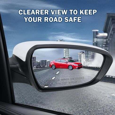 Left Driver Side Mirror Compatible with 2017 2018 Kia Forte with Manual Folding power glass Heated Can be DIY Paintable Replace#KI1320213(5 Pins) in Kuwait