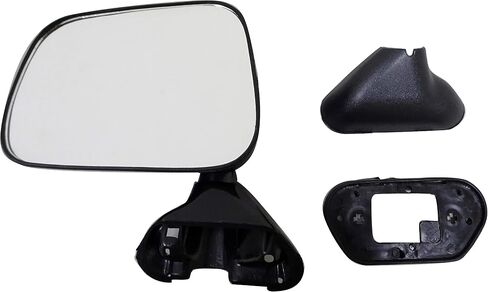 Dorman 955-214 Driver Side Manual Door Mirror - Folding Compatible with Select Toyota Models, Black in Saudi Arabia