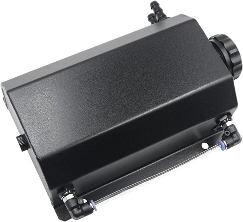 2L Radiator Expansion Catch Can Radiator Reservoir Water Coolant Overflow Expansion Tank Universal Recovery Water Reservoir Polished Aluminum in Saudi Arabia