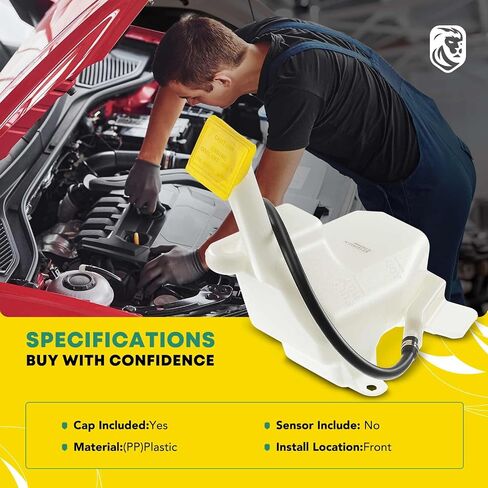 YHTAUTO محرك المبرد الانتعاش خزان الفائض خزان التوسع ث/س غطاء مضغوط لكرايسلر بليموث دودج نيون SX 2.0 L4 2.0L استبدال ل# 5278027AC in Saudi Arabia