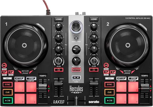 Hercules DJLearning Kit MK II including the DJ Inpulse 200 MK II controller, HD45 headphones and DJ Monitor 32 speakers in Saudi Arabia