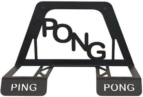 رف تخزين Rhino Rack Elite Ping Pong & Table Tennis، شماعة مثبتة على الحائط من الفولاذ بنسبة 100%، حامل 6 كرات ومجاديف، الأجهزة متضمنة in Kuwait