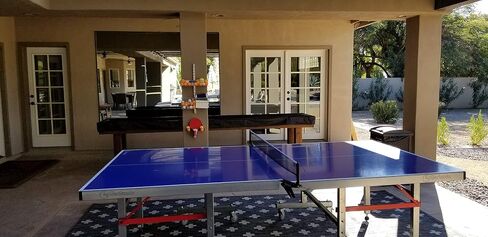 Rhino Rack Elite Ping Pong & Table Tennis Storage Rack, Heavy Duty 100% Steel Wall Mount Hanger, Hold’s 6 Balls and Paddles, Hardware Included in Saudi Arabia