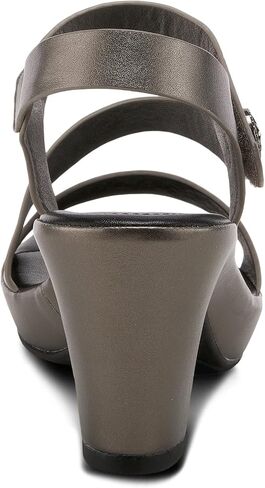 PATRIZIA Spring Step Asymadade Sandals for Women - Low Heel Slip-On Summer Sandals - Ladies Casual Platform Sandal with Hook and Loop in Saudi Arabia