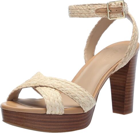 Lauren Ralph Lauren Women's Sasha Raffia Platform Sandal in Saudi Arabia