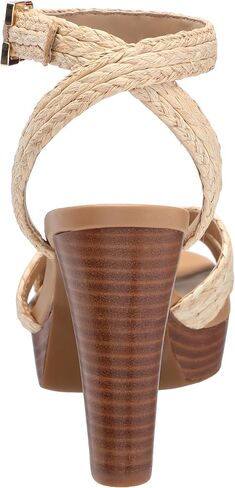 Lauren Ralph Lauren Women's Sasha Raffia Platform Sandal in Saudi Arabia
