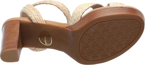 Lauren Ralph Lauren Women's Sasha Raffia Platform Sandal in Saudi Arabia