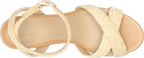 Lauren Ralph Lauren Women's Sasha Raffia Platform Sandal in Saudi Arabia