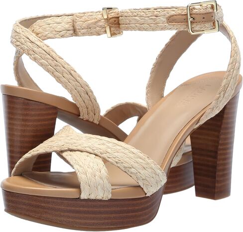 Lauren Ralph Lauren Women's Sasha Raffia Platform Sandal in Saudi Arabia