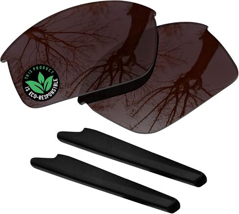 عدسات بديلة وجوارب أذن من البولي كربونات من Raydi لنظارات Oakley Bottle Rocket OO9164 الشمسية in Kuwait
