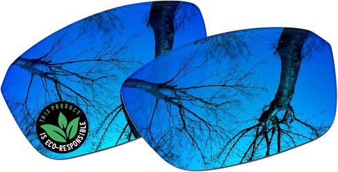 Raydi Polycarbonate Replacement Lenses & Nosepads for Oakley Split Shot OO9416 Rectangular Sunglasses in Saudi Arabia