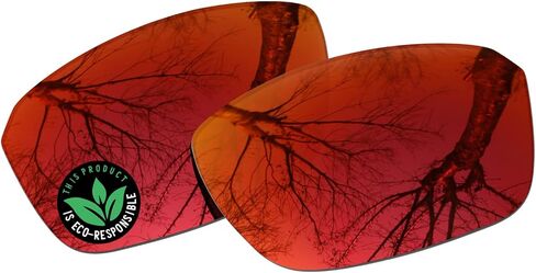 Raydi Polycarbonate Replacement Lenses & Nosepads for Oakley Split Shot OO9416 Rectangular Sunglasses in Saudi Arabia