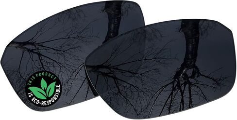 Raydi Polycarbonate Replacement Lenses & Nosepads for Oakley Split Shot OO9416 Rectangular Sunglasses in Saudi Arabia