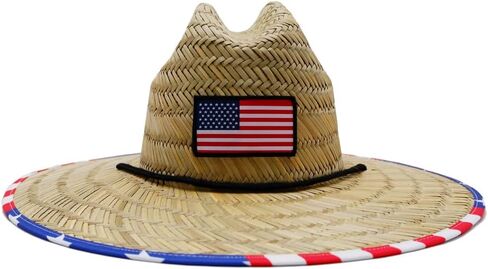 Printed Pattern Straw Sun Hat in Saudi Arabia