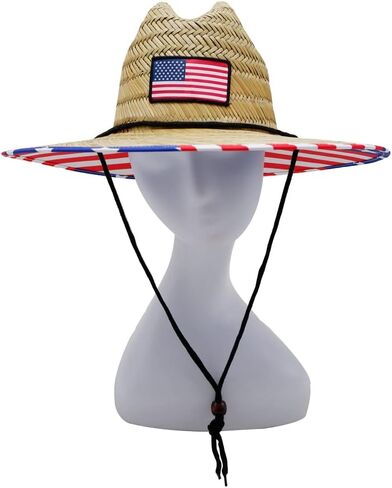 Printed Pattern Straw Sun Hat in Saudi Arabia