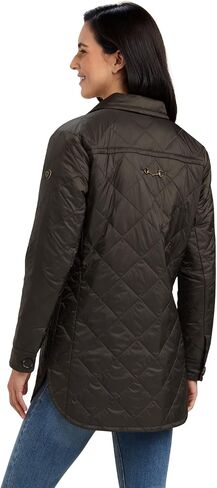 Ariat Female Belmont Shirt Jacket Earth X-Large in Saudi Arabia