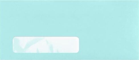 LUXPaper #10 مظاريف نافذة الأعمال | 4 1/8 بوصة × 9 1/2 بوصة | بيبي بلو | 80 رطل. نص | 50 الكمية in Kuwait