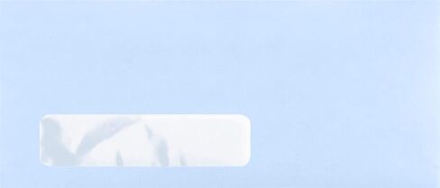 LUXPaper #10 مظاريف نافذة الأعمال | 4 1/8 بوصة × 9 1/2 بوصة | بيبي بلو | 80 رطل. نص | 50 الكمية in Kuwait