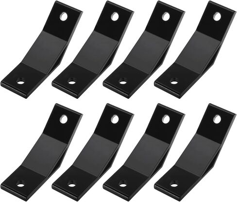 uxcell 8Pcs 135 Degree Angle Aluminum Profile Corner Brackets, Corner Brace Joint Connectors for 2020 Series (Black) in Saudi Arabia