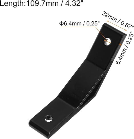 uxcell 8Pcs 135 Degree Angle Aluminum Profile Corner Brackets, Corner Brace Joint Connectors for 2020 Series (Black) in Saudi Arabia