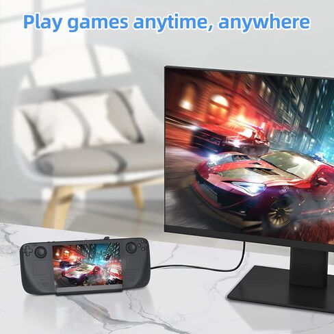 قاعدة إرساء 6 في 1 لمنصة Steam Deck وROG Ally مع 4K@60 هرتز، و3 USB-A 3.0، وGigabit Ethernet بسرعة 1000 ميجابت في الثانية وشحن USB C بقدرة 100 واط متوافق مع ROG Ally، وSteam Deck، وTJD in Kuwait