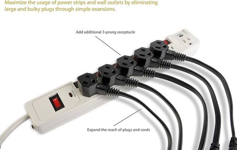 ziotek ZT1212513 Power Strip Liberator Plus II، 5 عبوات in Saudi Arabia