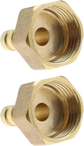 2PCS 10mm to 1/2 Inch BSP Female Thread Barb Brass Fitting Connectors Hose Barbed Joint Adapter Coupler for Fuel Air Gas Water Oil in Saudi Arabia