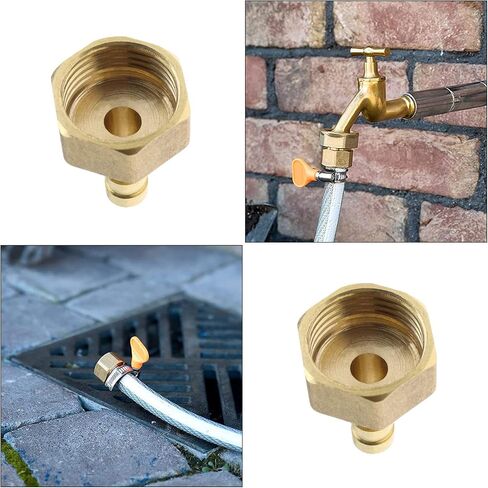 2PCS 10mm to 1/2 Inch BSP Female Thread Barb Brass Fitting Connectors Hose Barbed Joint Adapter Coupler for Fuel Air Gas Water Oil in Saudi Arabia