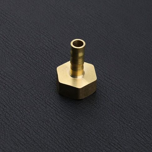 2PCS 10mm to 1/2 Inch BSP Female Thread Barb Brass Fitting Connectors Hose Barbed Joint Adapter Coupler for Fuel Air Gas Water Oil in Saudi Arabia
