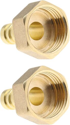 2PCS 10mm to 1/2 Inch BSP Female Thread Barb Brass Fitting Connectors Hose Barbed Joint Adapter Coupler for Fuel Air Gas Water Oil in Saudi Arabia