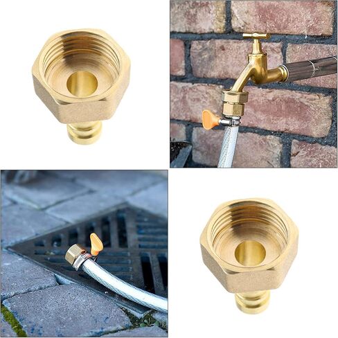 2PCS 10mm to 1/2 Inch BSP Female Thread Barb Brass Fitting Connectors Hose Barbed Joint Adapter Coupler for Fuel Air Gas Water Oil in Saudi Arabia