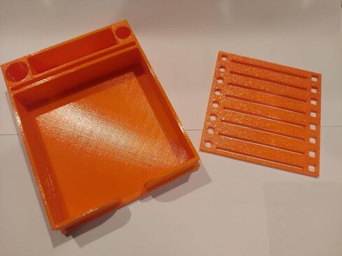 Sticky Note Holder w/Stencil (Pink) - 3.4" x 4" - Note Holder in Kuwait