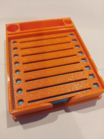 Sticky Note Holder w/Stencil (Pink) - 3.4" x 4" - Note Holder in Kuwait