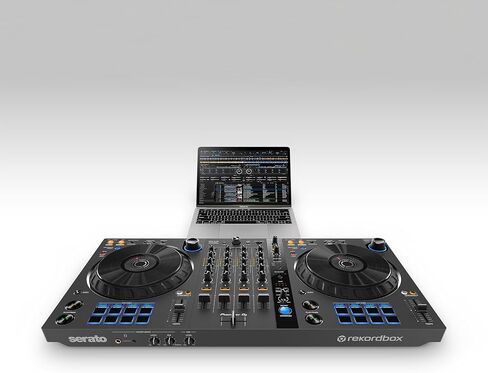 Pioneer DJ DDJ-FLX4 2-deck Controller & HDJ-CUE1BT On-Ear Bluetooth DJ Headphone Bundle in Saudi Arabia