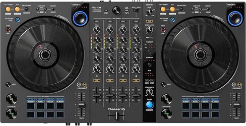 Pioneer DJ DDJ-FLX4 2-deck Controller & HDJ-CUE1BT On-Ear Bluetooth DJ Headphone Bundle in Saudi Arabia