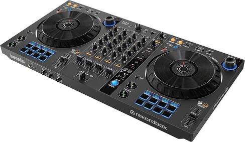 Pioneer DJ DDJ-FLX4 2-deck Controller & HDJ-CUE1BT On-Ear Bluetooth DJ Headphone Bundle in Saudi Arabia
