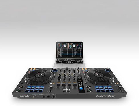 Pioneer DJ DDJ-FLX4 2-deck Controller & HDJ-CUE1BT On-Ear Bluetooth DJ Headphone Bundle in Saudi Arabia