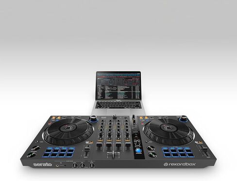 Pioneer DJ DDJ-FLX4 2-deck Controller & HDJ-CUE1BT On-Ear Bluetooth DJ Headphone Bundle in Saudi Arabia