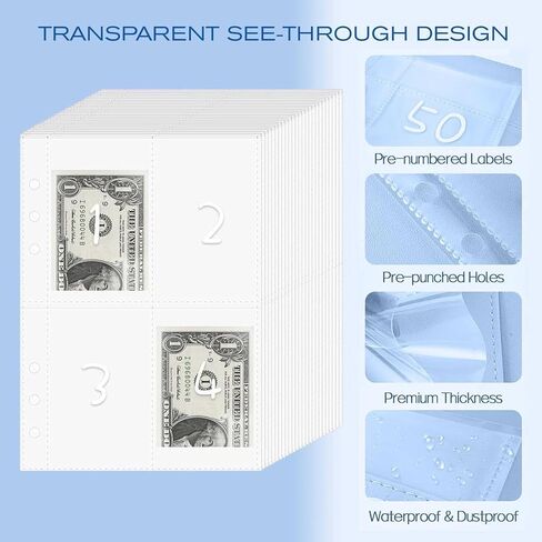 100 Envelopes Money Saving Challenge Book with Upgraded Combination Lock, Savings Challenges Book with Cash Envelopes That is Easy, Fun and Safe Way to Save $5,050 (Black) in Saudi Arabia