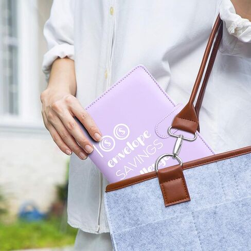 100 Envelopes Money Saving Challenge, A5 Savings Challenges Book Budget Binder with Cash Envelopes Erasable Tracker, Easy and Fun Way to Save $500 $5050 $10000 (Green) in Kuwait