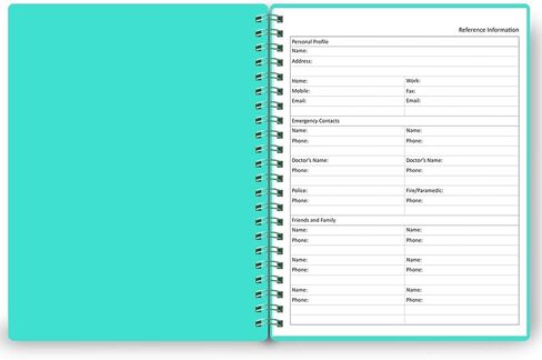 Undated Daily Planner - Undated Planner with Hourly Schedules, Action Items and Follow-up, A4 Daily Organizer Notebook to Increase Productivity, Appointment Book for Time Management, 8.5 × 11 Inch in Saudi Arabia