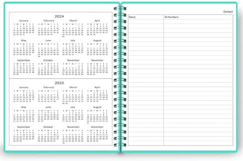 Undated Daily Planner - Undated Planner with Hourly Schedules, Action Items and Follow-up, A4 Daily Organizer Notebook to Increase Productivity, Appointment Book for Time Management, 8.5 × 11 Inch in Saudi Arabia