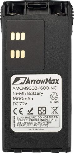بطارية Arrowmax 1600mAh لموتورولا HT750 HT1250 GP328 as HNN9011 HNN9012 HNN9009 HNN9008 in Saudi Arabia