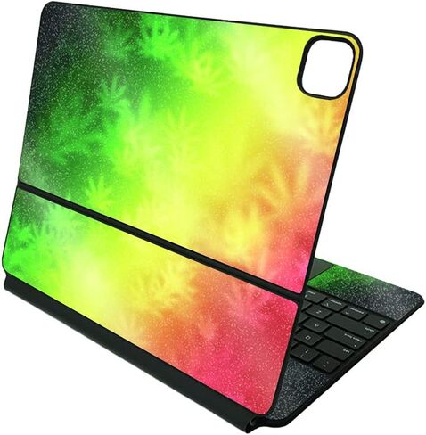 MightySkins Glossy Glitter Skin Compatible with Apple Magic Keyboard for iPad Pro 12.9" (3rd-6th Generation) - Baked | Protective, Durable High-Gloss Glitter Finish | Easy to Apply | Made in The USA in Kuwait